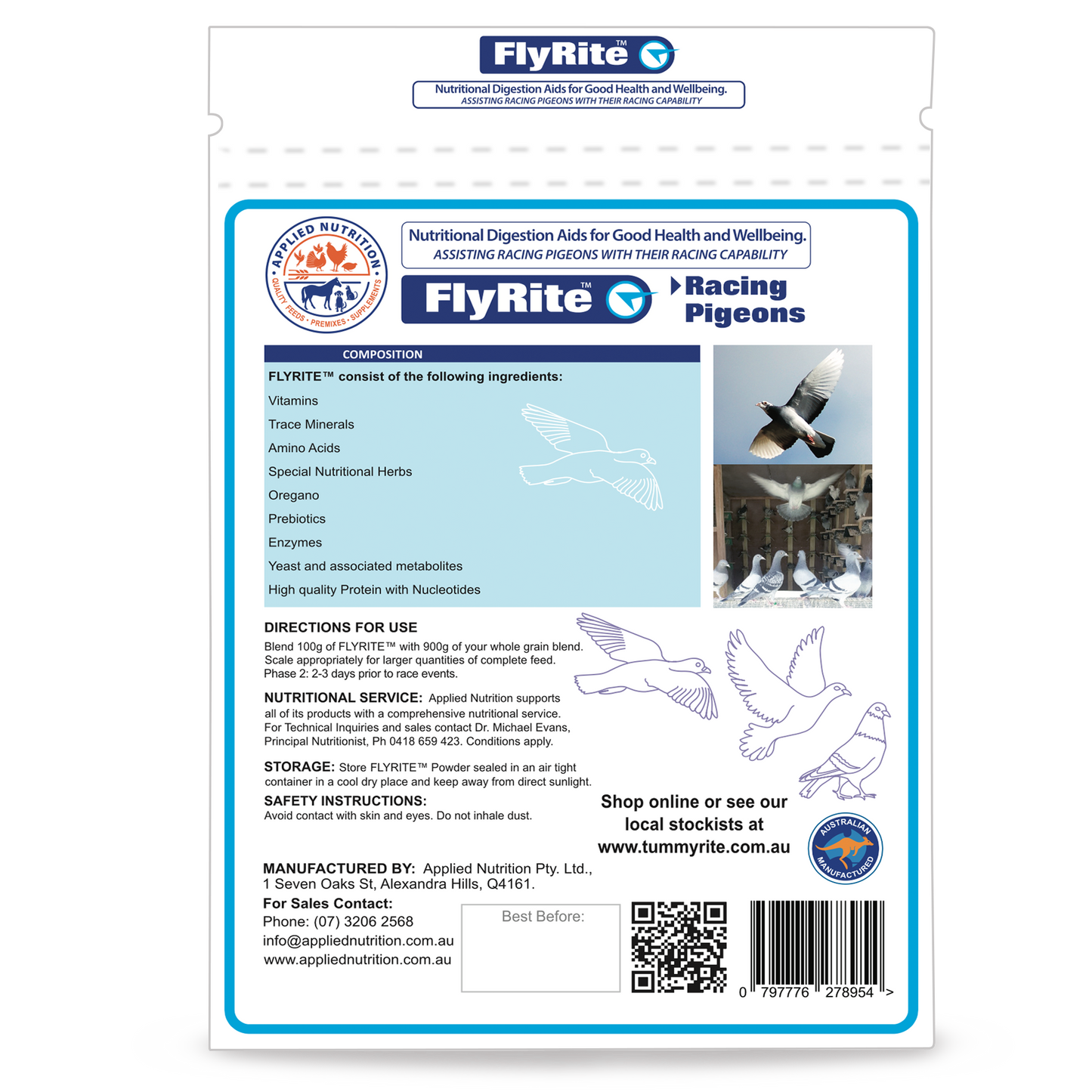 FlyRite™ - Racing Pigeons