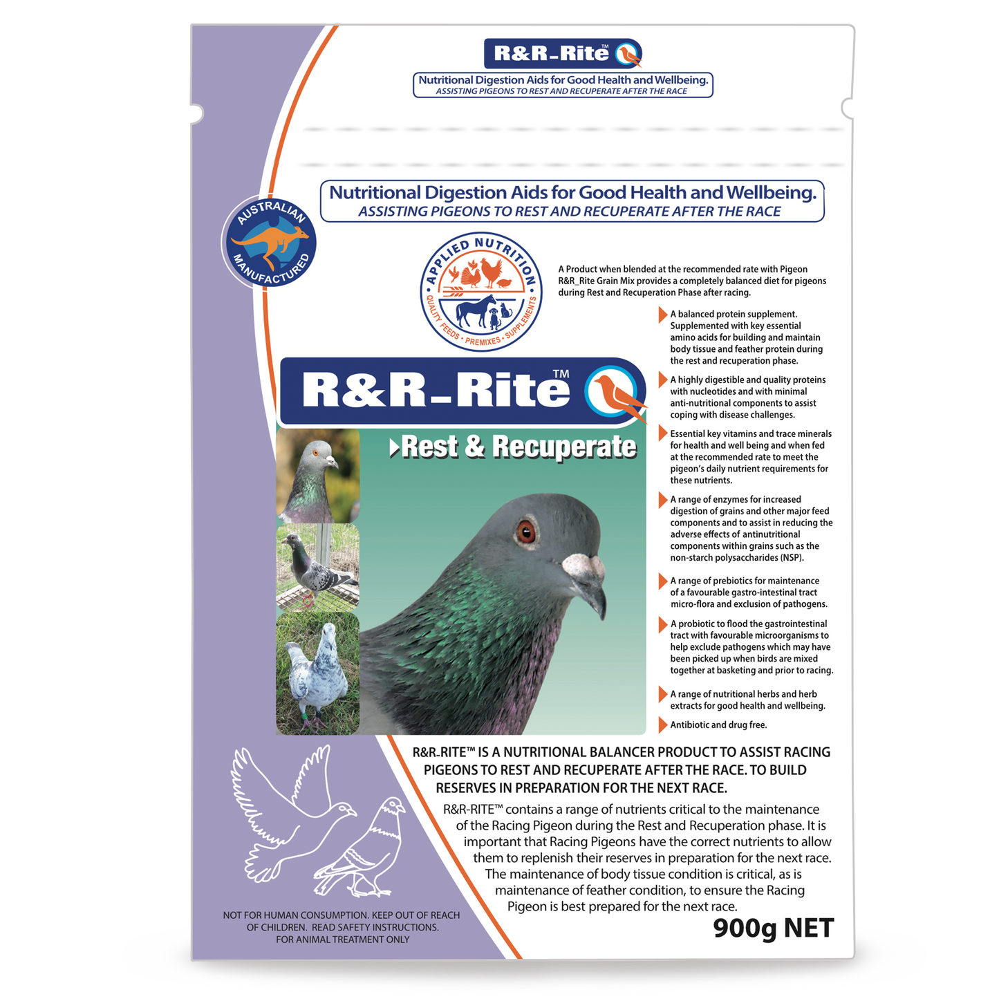 R&R_RITE - Racing Pigeons 900g