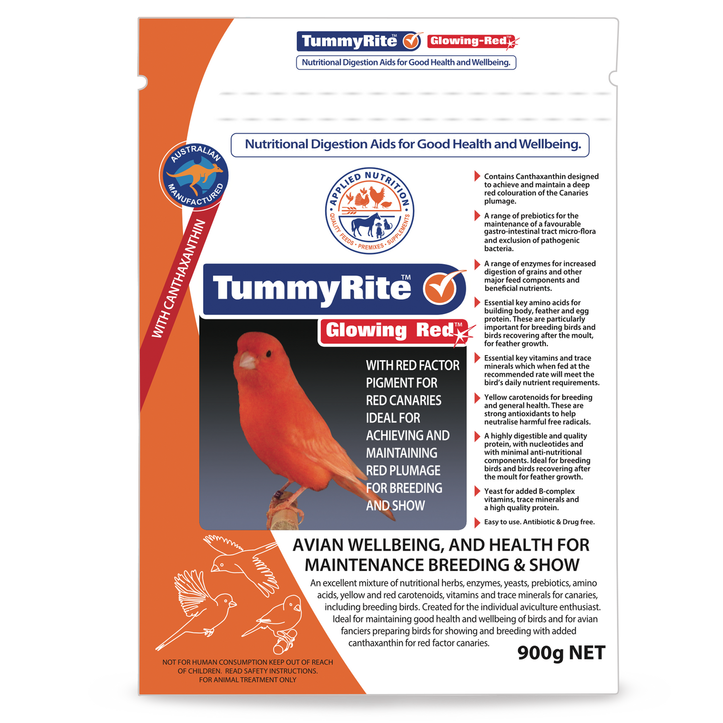 TummyRite for Red Canaries