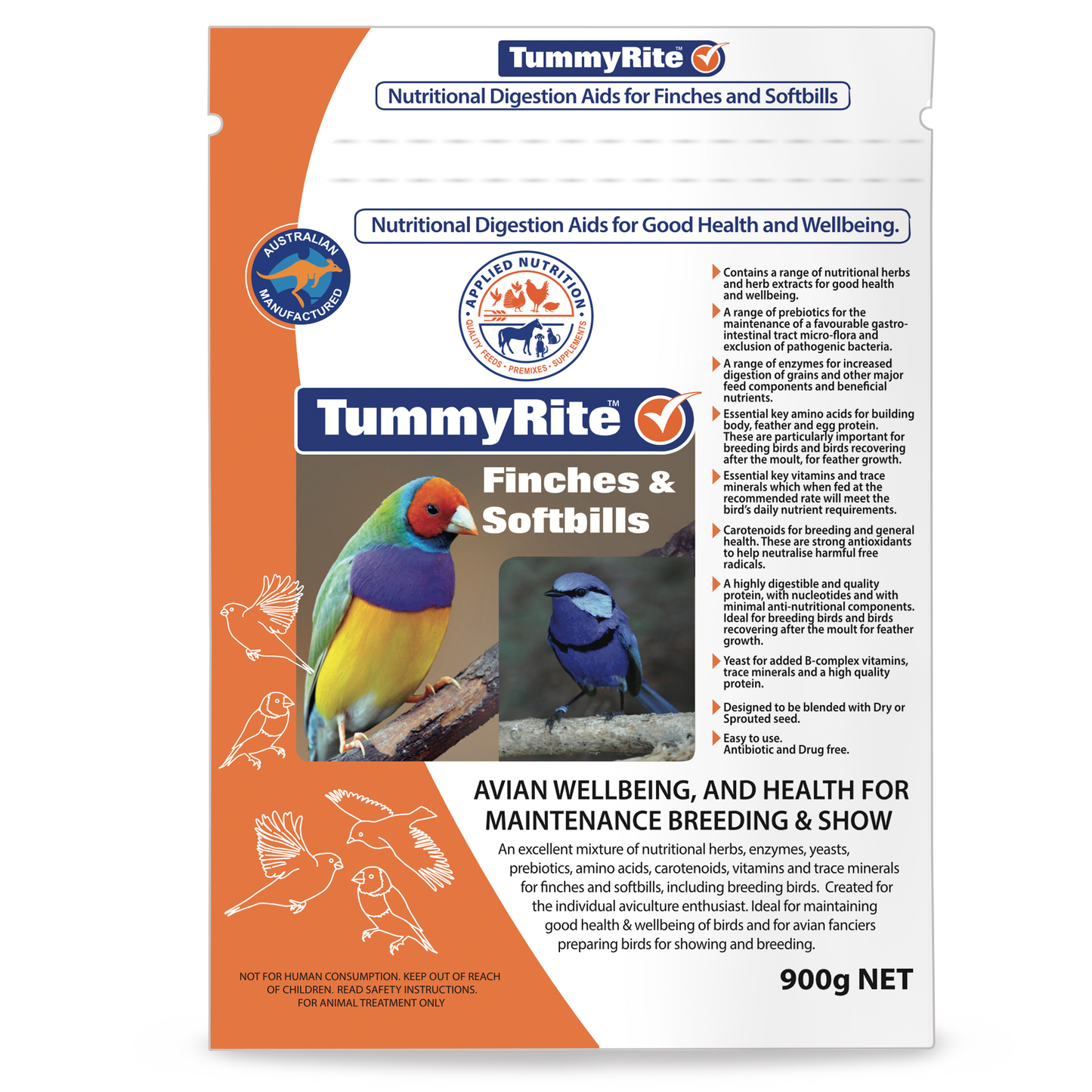 TummyRite for Finches & Softbills