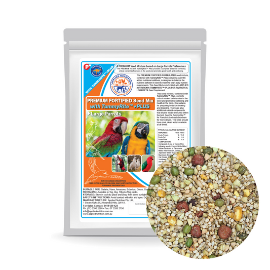 PREMIUM Large Parrot Seed Mix with TummyRite™ Plus