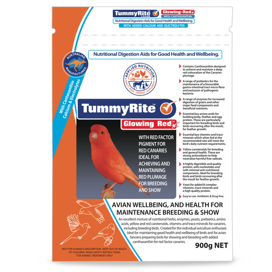 TummyRite Plus with Calcium + Electrolytes for Red Canaries