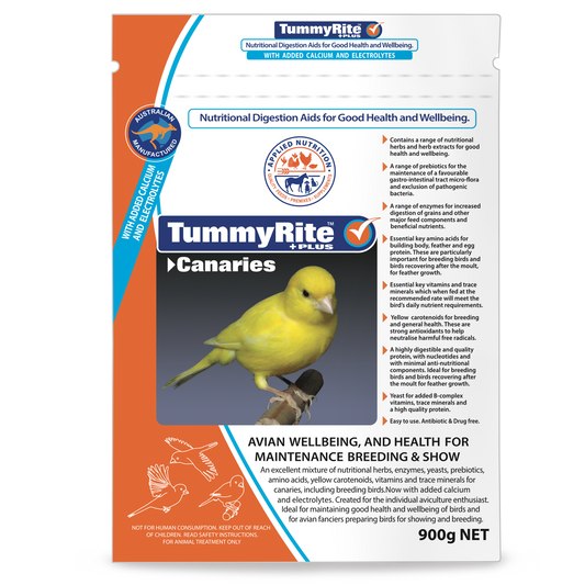 TummyRite Plus with Calcium + Electrolytes for Canaries